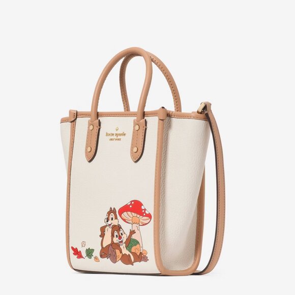 Kate Spade x Disney Chip N Dale Ella Mini Tote Crossbody Purse - Limited Edition - Picture 6 of 9
